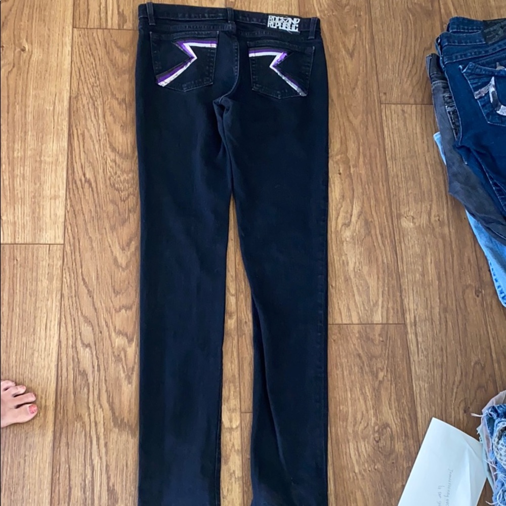 Rock and Republic Black Denim